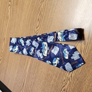 100% Polyester Men's Necktie, Real Estate themed by Steven Harris